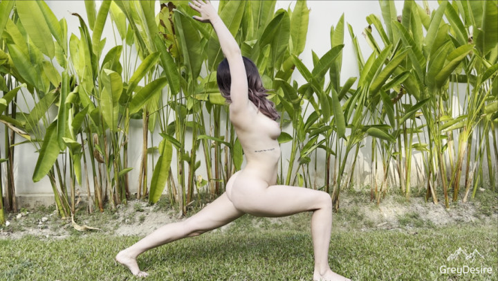 Greydesire Nude Yoga Tropical Outdoor Full Body Flow Manyvids