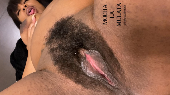 Masturbating My Hairy Butterfly Pussy Mocha La Mulata Erothots