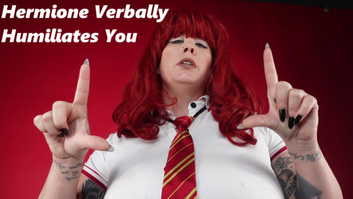 Deanna Deadly:Femdom Hermione Verbally Humiliates You