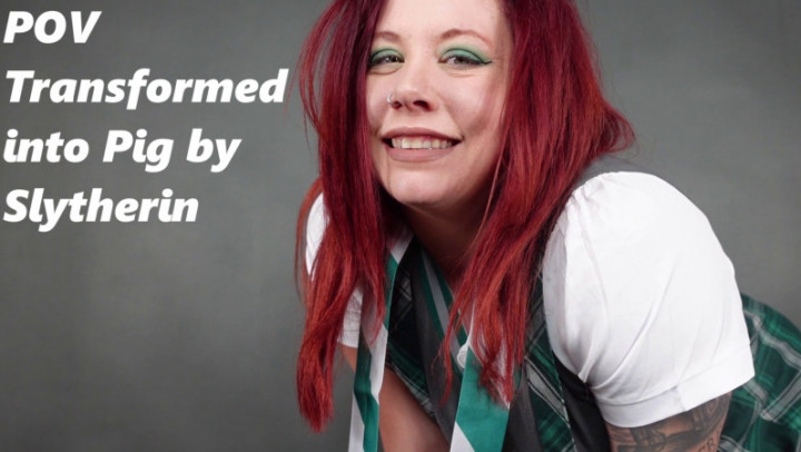 Deanna Deadly:POV Transformed into Pig by Slytherin