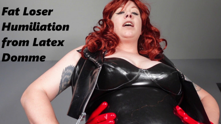 Deanna Deadly:Fat Loser Humiliation from Latex Domme