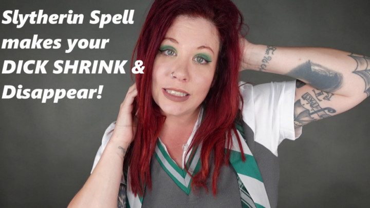 Deanna Deadly:Slytherin Spell makes your DICK SHRINK and Disappear
