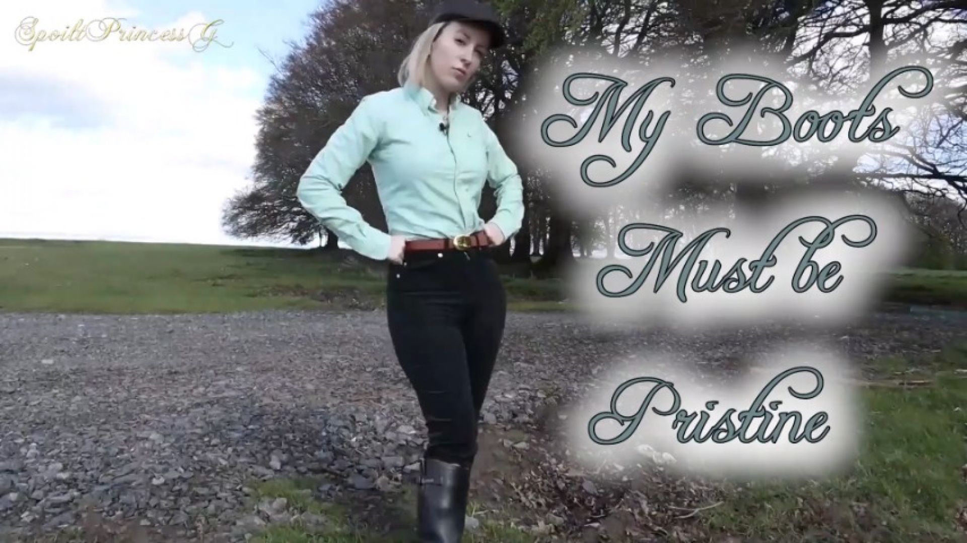 SpoiltPrincessGrace:My Boots Must be Pristine