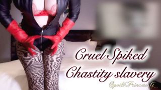 [324.60 MB] - Cruel Spiked Chastity slavery - SpoiltPrincessGrace