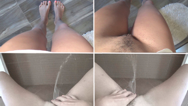 Stepsister Pissing on the Wall in Hotel