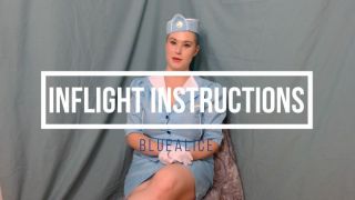 In Flight Instructions - Solo Girl BlueAlice
