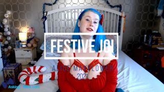Festive JOI - Solo Girl, Christmas BlueAlice