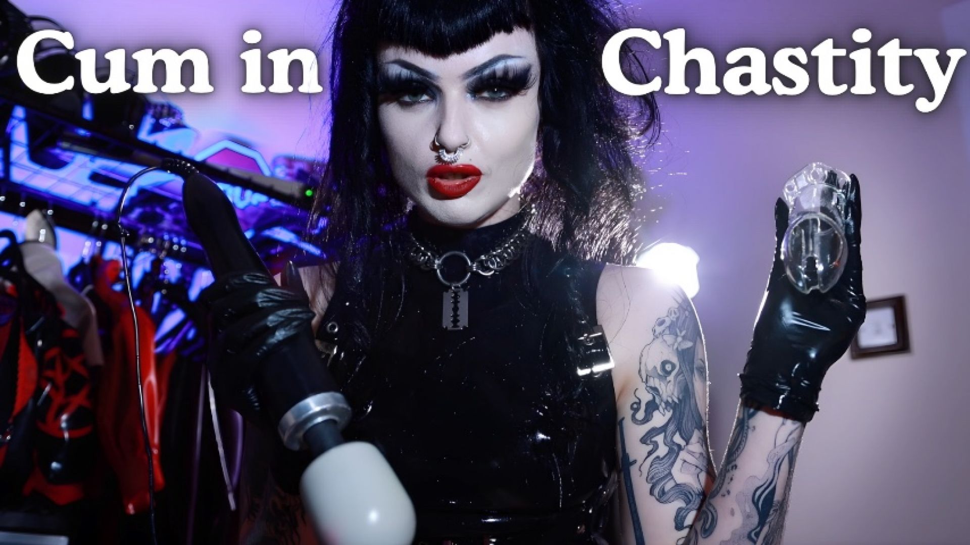 Empress Poison:Cum in Chastity