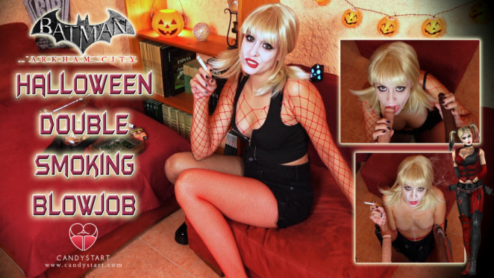 leaked Halloween Double smoking blowjob video thumbnail