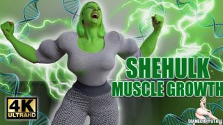 Diane Chrystall - She Hulk Muscle Growth Transformation 4K - ManyVids
