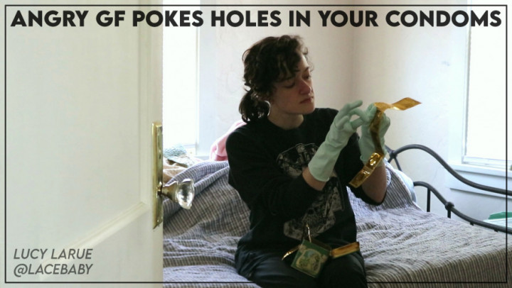 leaked Angry GF Pokes Holes In Your Condoms thumbnail