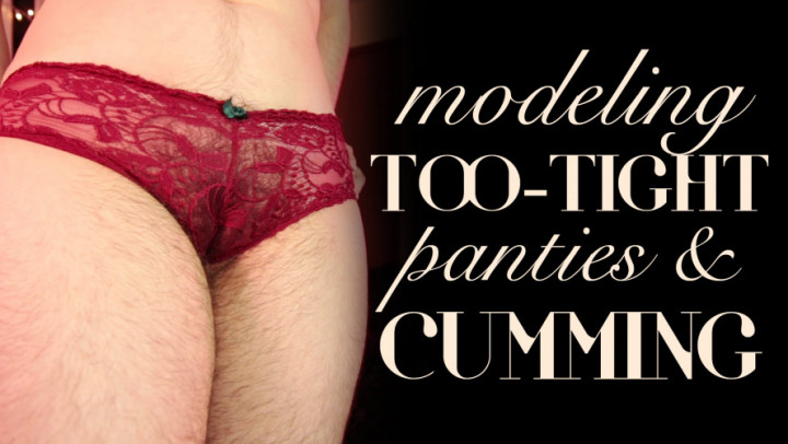 leaked Modeling Too-Tight Panties & Cumming thumbnail
