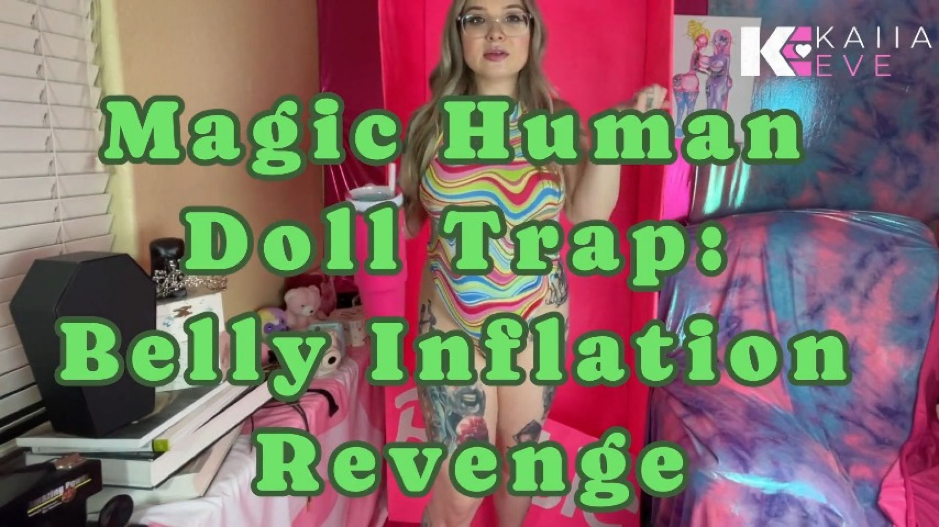 kaiia_eve:Magic Human Doll Trap: Belly Inflation Revenge