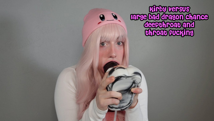leaked Kirby Vs Large Bad Dragon Chance Deepthroat Throat Fucking thumbnail
