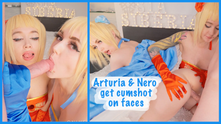 4K Arturia & Nero Get Cumshot on Faces