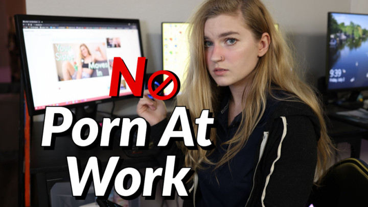 Work Sex No - jaybbgirl - No Porn At Work - ManyVids