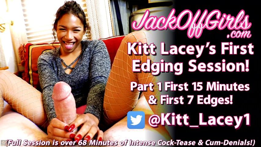 Kitt Lacey Teases Cock in Orgasm Denial jackoffgirls