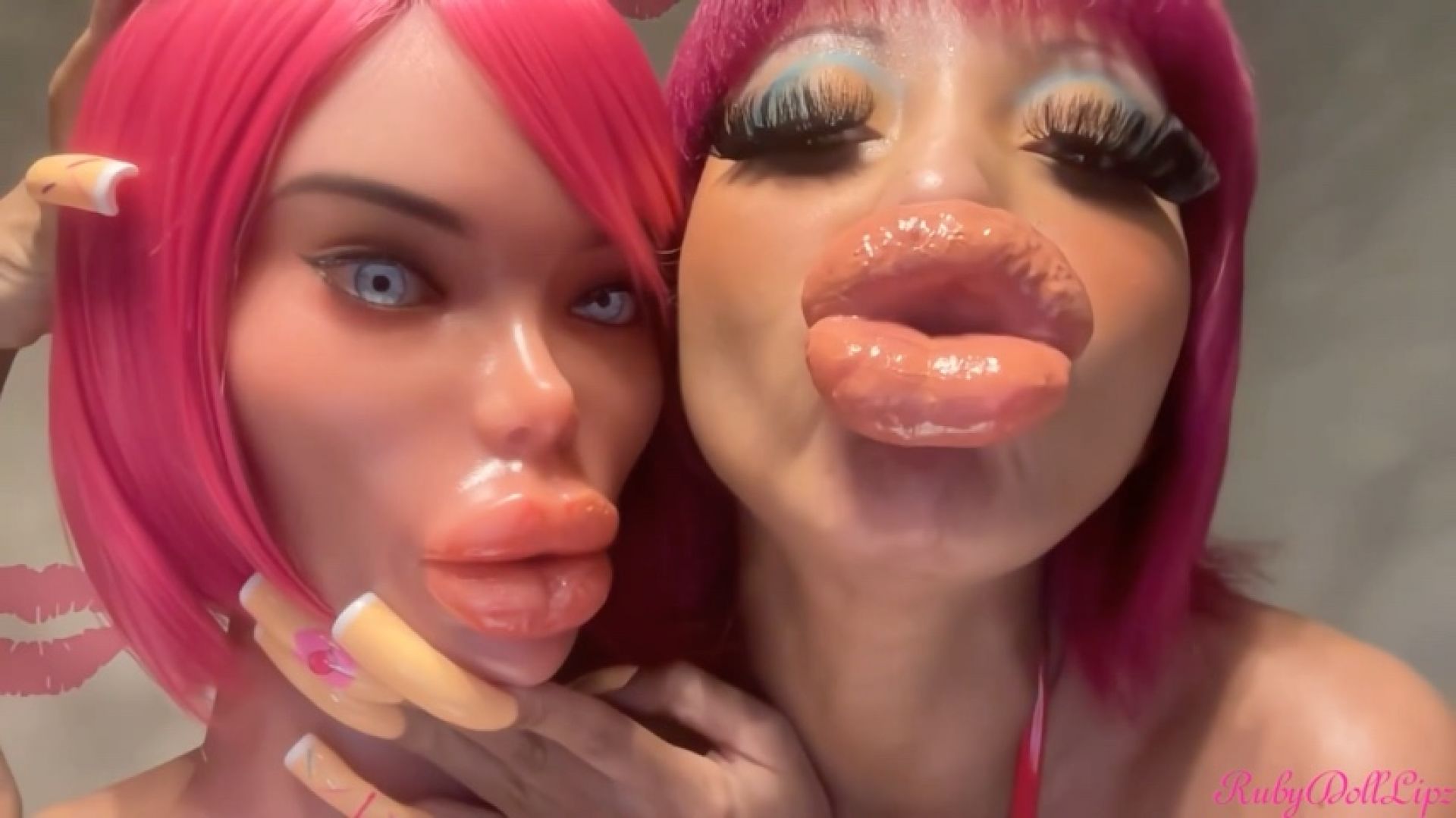 RubyDollLipz:Lipstick #5+Soft Sex Doll Head