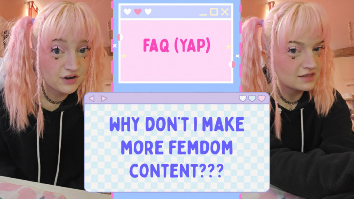 squeezypeach:why don't i make more femdom content