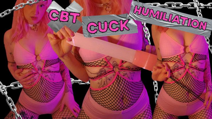 squeezypeach:CBT cuck humiliation