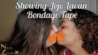 Showing Jojo Lavan Bondage Tape Fine_domme