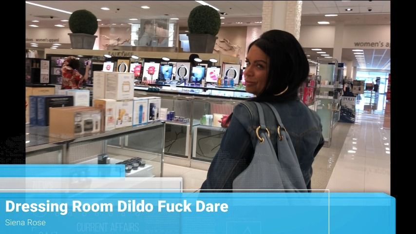 Public Dressing Room Dildo Fuck