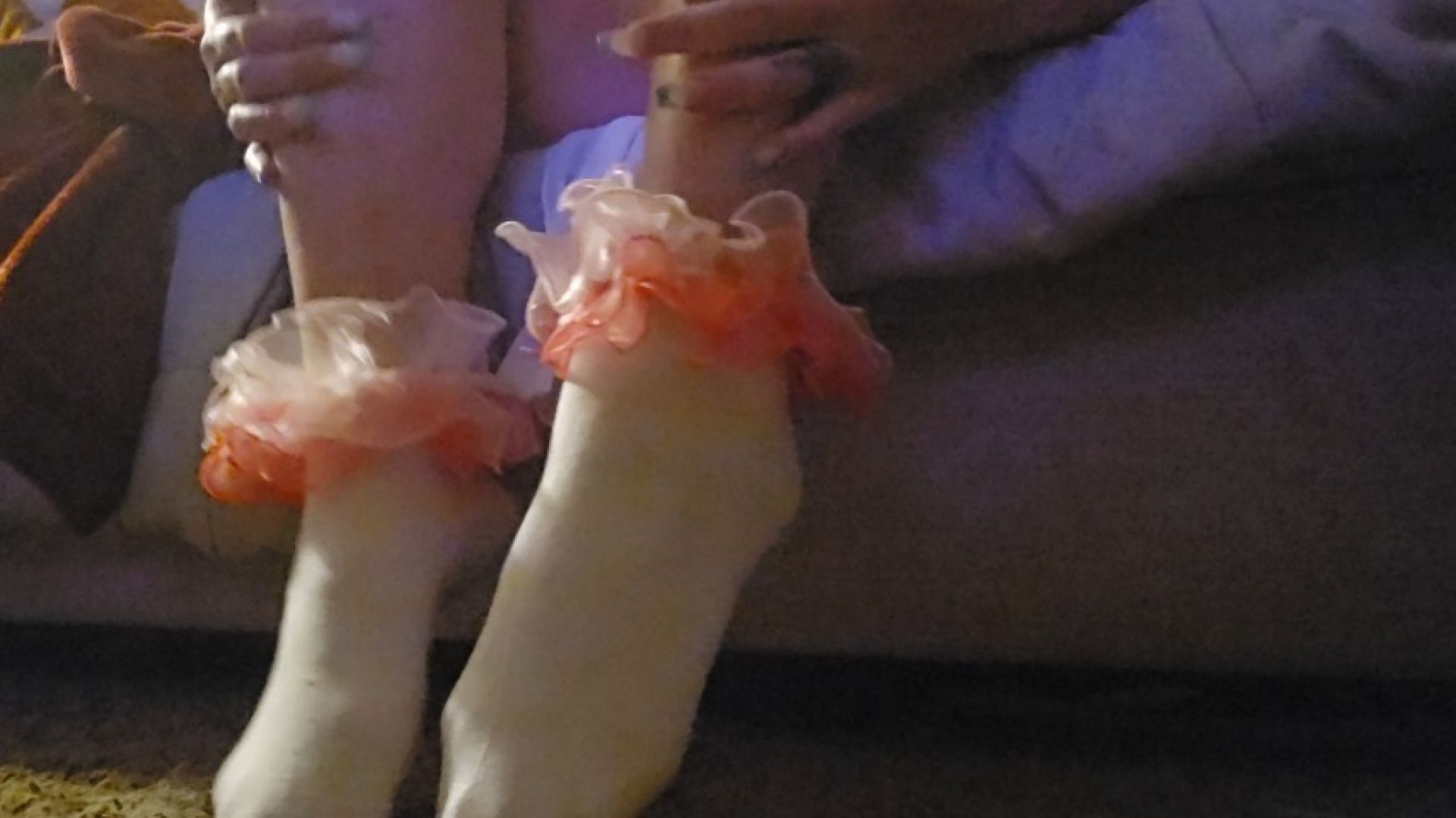 MizzErotique:Showing off my sexy girly sock collection