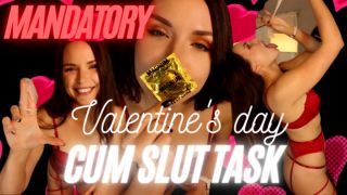 [246.83 MB] - Mandatory Valentine's Day Cum Slut Task - Goddess Aria Zahara