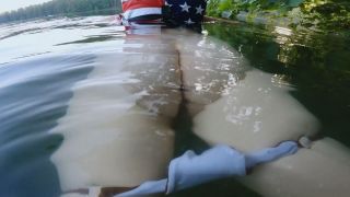 Swimming & Teasing in my Lifejacket chrissylovee