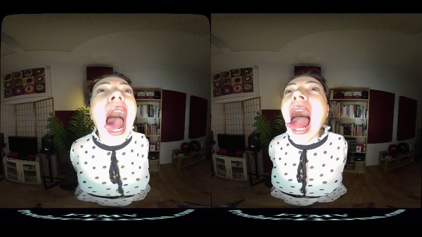 VR 180 - Lana's Mouth & Tongue In 3D FootTongueMouthVore