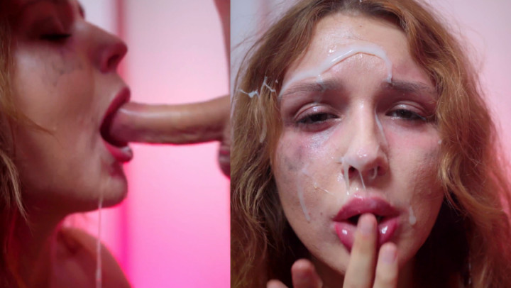 Slut getting rough facefuck MarshSwallow