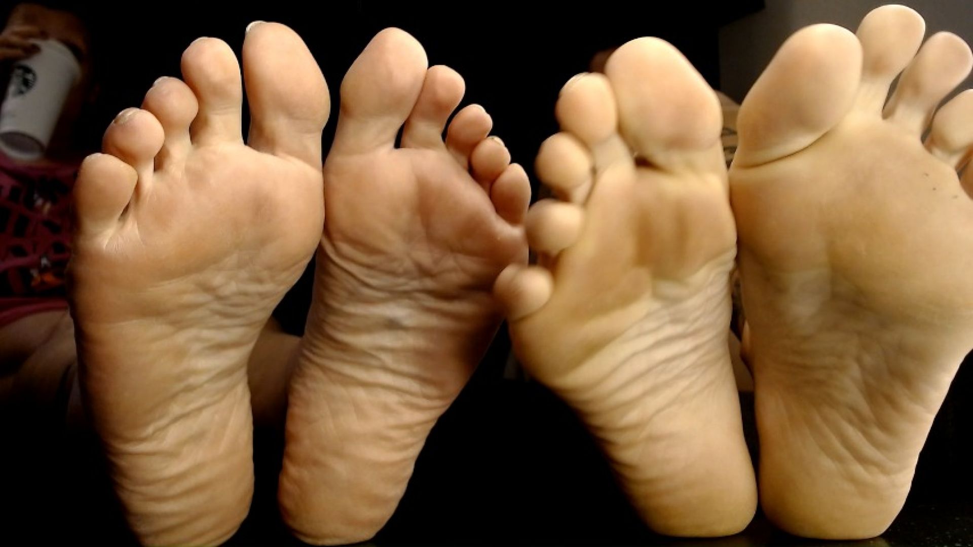 Dirty Lesbians:Which One Gets Your Load Feet Soles Barefoot
