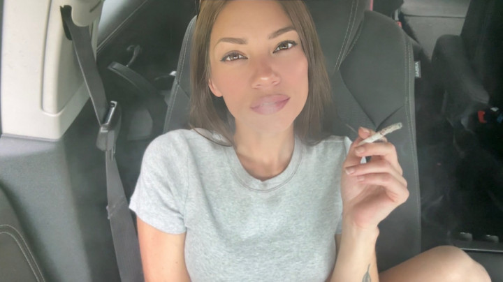 ScarletteLoves:Smoking Sessions: Car Smoking Teasing You with Each Puff