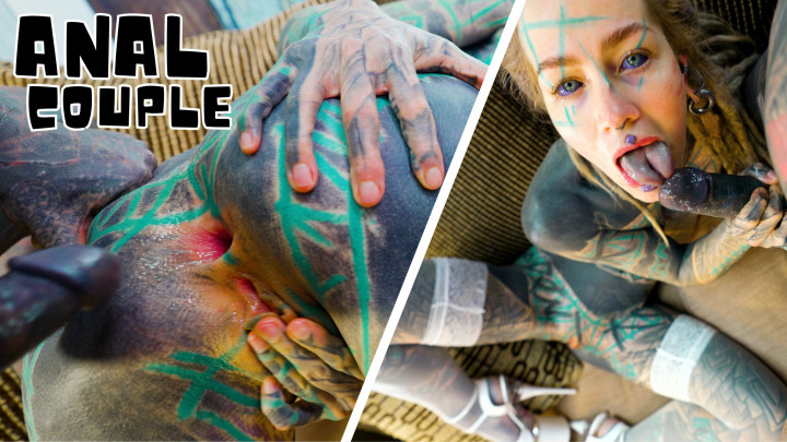 Anuskatzz:Hard ANAL fuck for Tattooed Girl - Balls Deep Assfuck