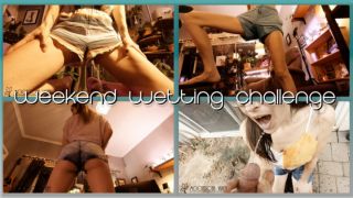 Weekend wetting challenge MoonStone Vixen