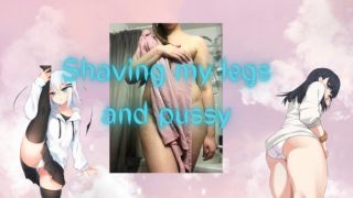 [895.29 MB] - Casual Leg and Pussy shaving -fully nude - princess_lynn