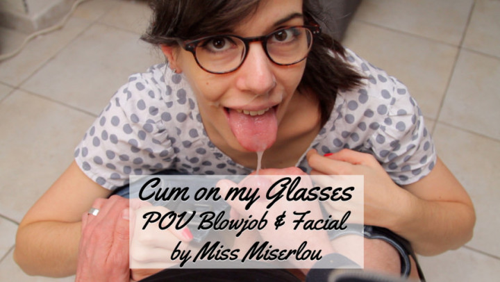 MissMiserlou - my glasses - POV Blowjob & Facial - ManyVids