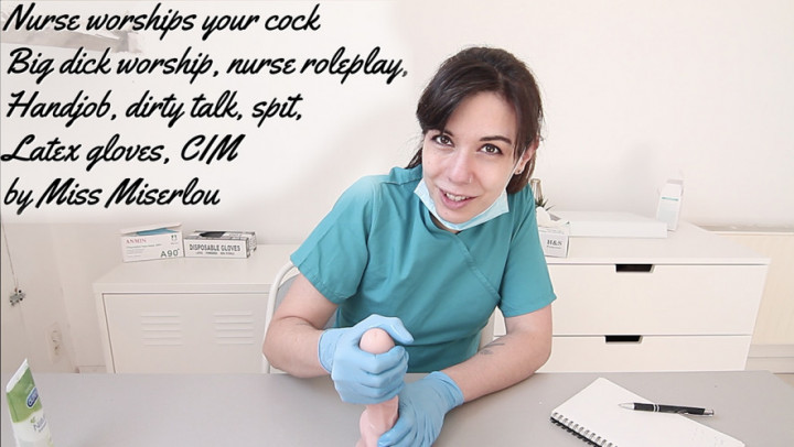 Nurse worships your huge cock - hj, bj MissMiserlou