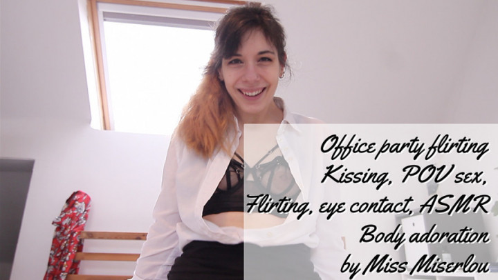 leaked Office party flirting - Kissing, POV sex thumbnail