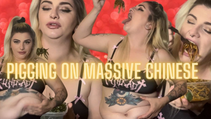 EeveeXo:Eating a Massive Greasy Chinese Mukbang