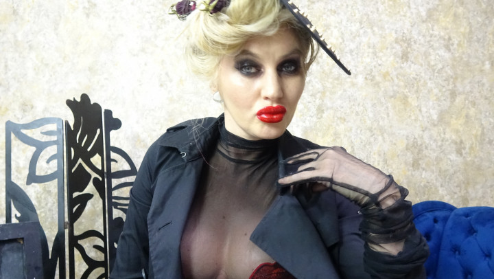 GoddessCeline:ruined by lipstick  scary  kisses