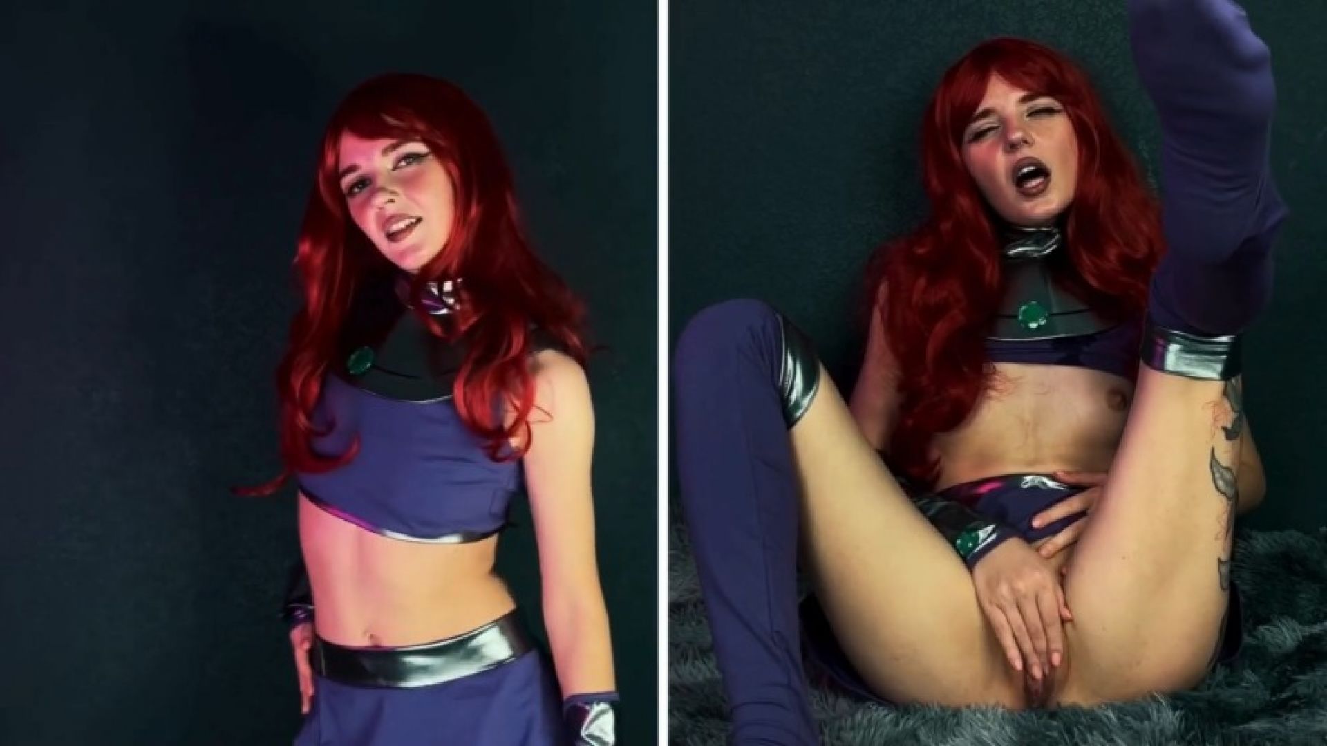 Lil cosplay slut - Starfire - Teen Titans Cosplay - Promo Video - ManyVids.
