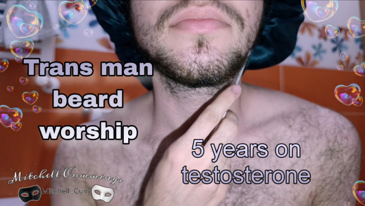 Mitchell_Cum:Trans man beard worship