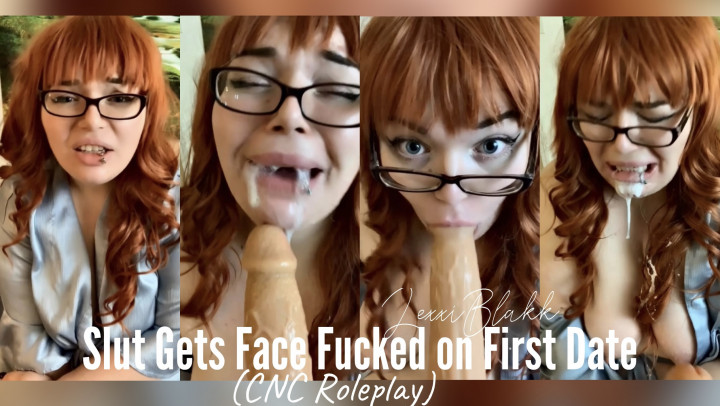 Slut Gets Faced Fucked on the First Date Lexxiblakk