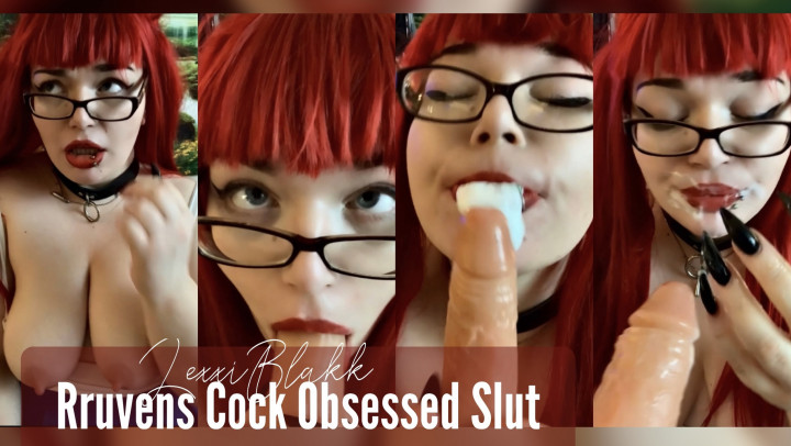 Rruvens Cock Obsessed Slut Lexxiblakk
