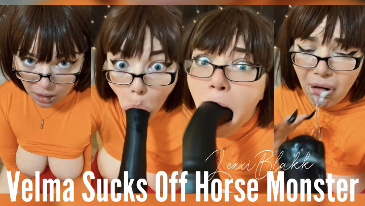 leaked Velma Sucks Off Horse Monster thumbnail