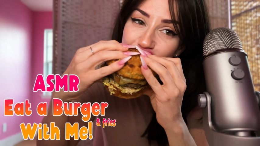 Eat a Burger with Me Asmr