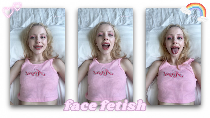 lollaholy - FACE FETISH &amp; MOANING - ManyVids