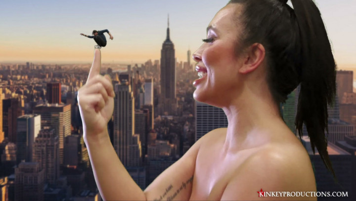 Giantess Hannah Shaw Swallows Tiny Loser Kinkey Productions