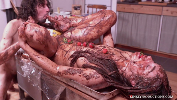 Slave Laura Turned Into A Chocolate Cake Kinkey Productions